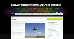 Desktop Screenshot of belfastinternationalairportparking.com